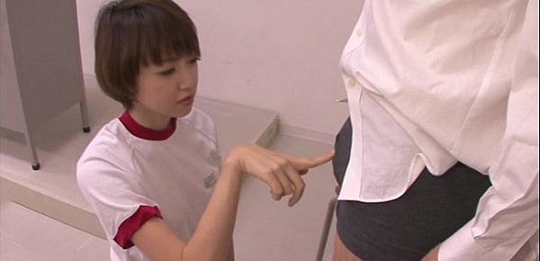  Sexy Akina Hara blowjob in cute uniform